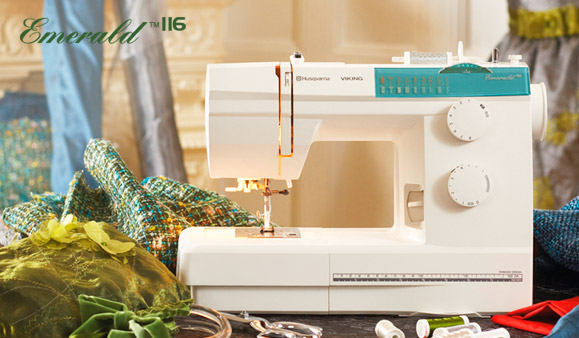Husqvarna Viking Designer Emerald 116 Sewing Machine