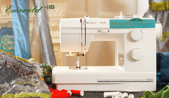 Husqvarna Viking Designer Emerald 118 Sewing Machine